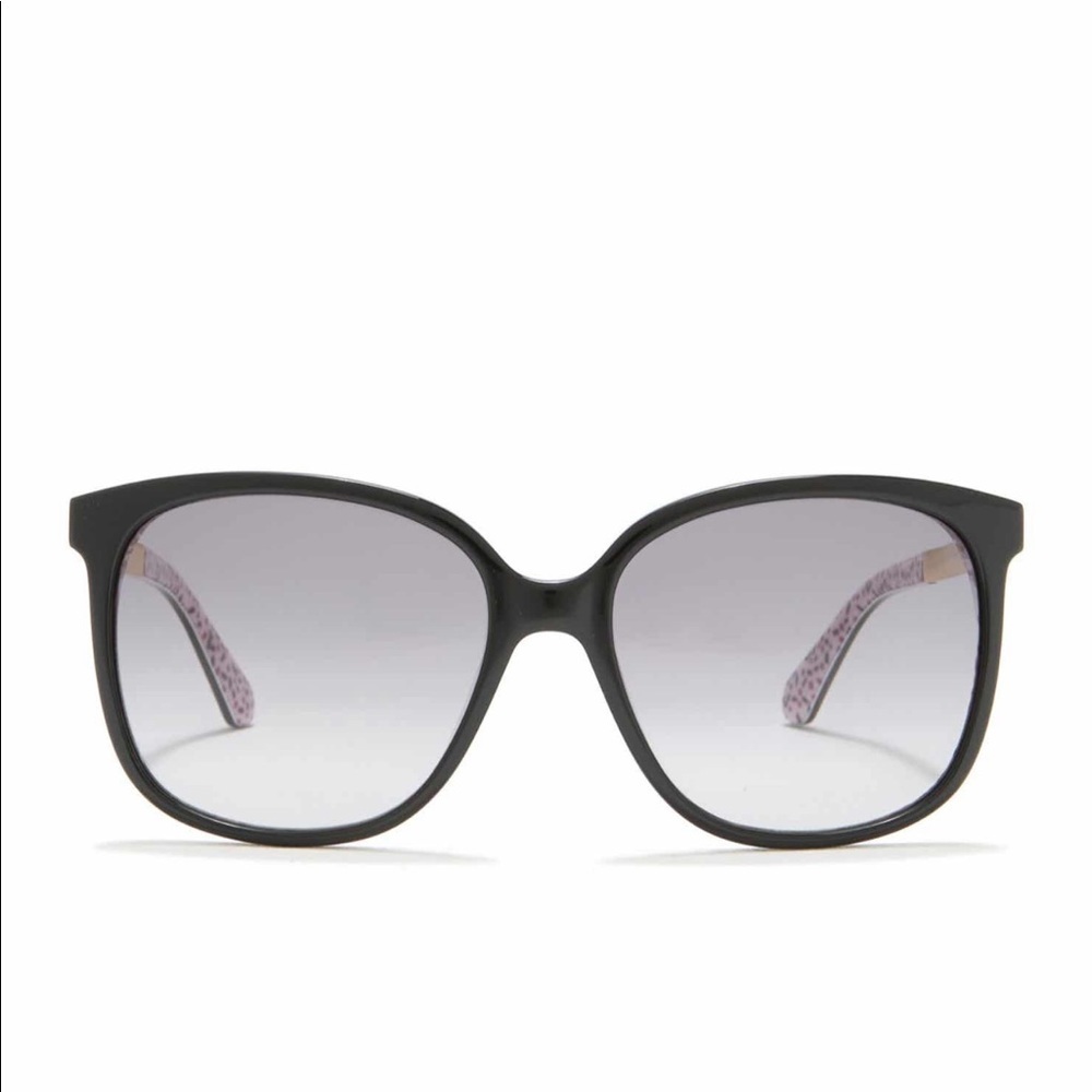 Kate Spade Mackenzee Black Pattern Red Sunglasses - Picture 9 of 10